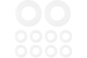 MILISTEN 20pcs Plastic Drum Washers Snare Drum Pads Accessories Die-cast Set Supplies for Kits Electronic Lightweight Easy to