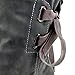 Blivener Women's Winter Back Lace Up Boot Mid Calf Snow Boots Grey US 8.5