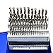 MaxTool Twist Drill Bit Sets 60PCs High Speed Steel M2 Jobber Length for Metal Wood Plastic Stainless Steel Cast Iron Black and Bronze Indexed Case Wire Gauge 1 to 60