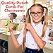 200 Pack Punch Cards for Classroom or Business Student Awards Loyalty Cards, for Teachers or Business Best Behavior Chart for Classroom