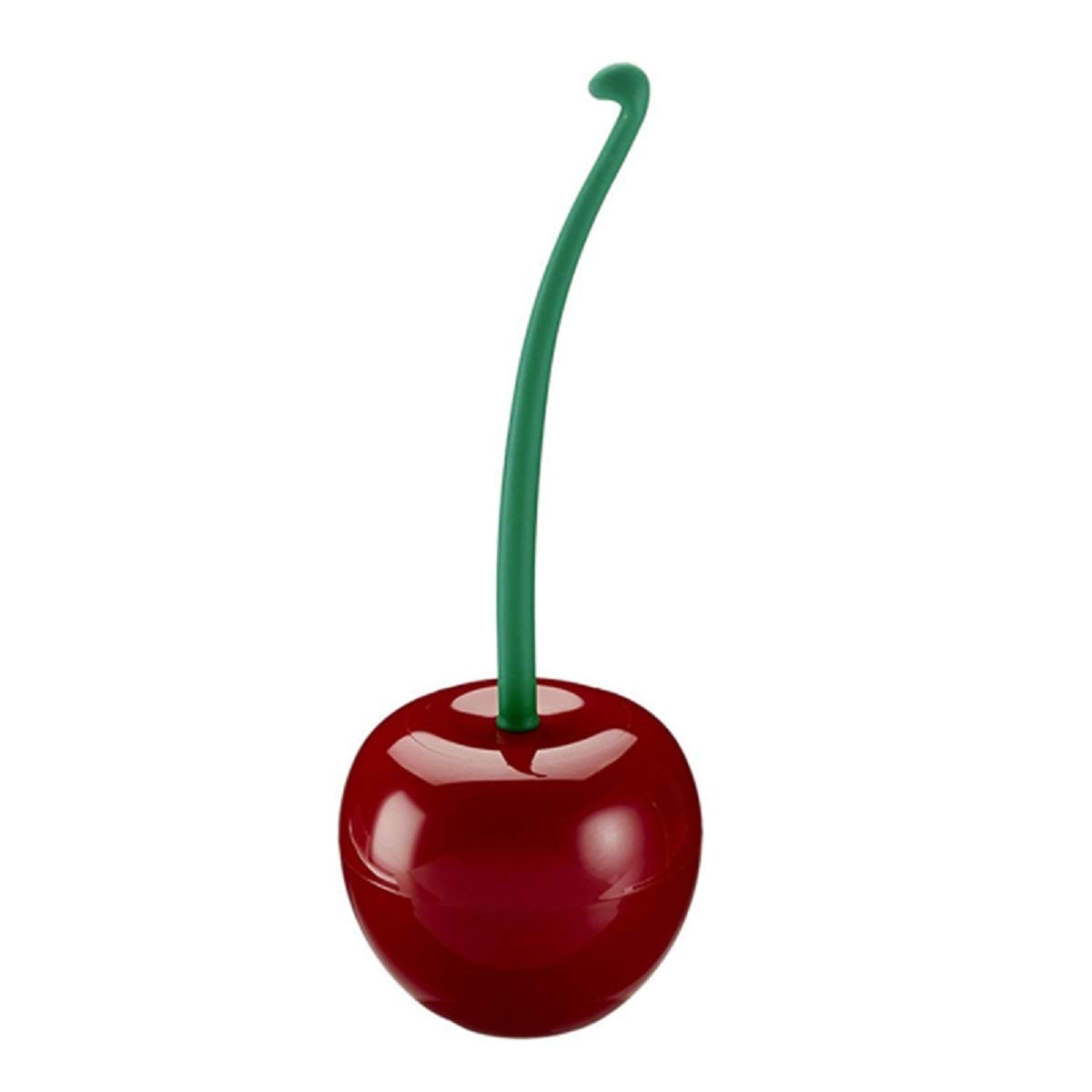 Photo 1 of Cherry Shape Toilet Brush - Standing Toilet Brush Set - Compact Household Bathroom Cherry Brush (Black Brush)