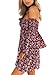 NANFANGLI Women Summer Dress Off Shoulder Fit Comfy Floral Casual Dresses