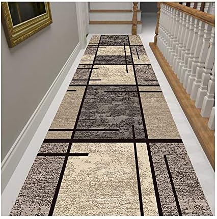 Mbd Nordic Modern Minimalist Hotel Hotel Staircase Corridor Aisle Home Strip Carpet Living Room Bedroom Bedside Cushion (Color : E, Size : 9090CM)
