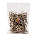 PH PandaHall 50 pcs Metal Lobster Claw Clasps Swivel Lanyards Trigger Snap Hooks Strap 35x13mm for Macrame Keychain, Key Rings, DIY Bags and Jewelry Findings, Antique Bronze