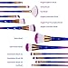 Ameauty Makeup Brushes, 12PCS Makeup Brush Set - Professional Face Eye Lip Makeup Brush - Eyeshadow Eyeliner Eyebrow Foundation Blush Concealer Blending Powder Liquid Cream Cosmetic Makeup Brush Kit