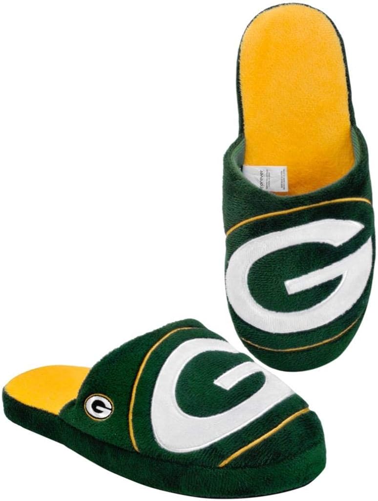 mens packers slippers