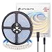 Waterproof Warm White LED Light Strip, Premium High Density 3528 - 16.4 Feet, 600 LEDs, 3000K, 164 Lumens per Foot. 12V DC. UL-Listed primary