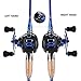 Sougayilang Baitcasting Fishing Reel 7.0:1 Gear - Low Profile Carbon Fiber Drag 9+1 Bearing Dual Magnetic Brakes Fishing Reels