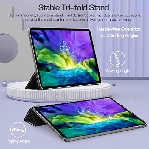 TiMOVO Case for New iPad Pro 11 Inch 2020 (2nd Generation), Slim Soft TPU Translucent Frosted