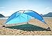Oileus Super Big Canopy Tent with Sand Bags - Easy up Beach Tent Sun Shelter and Lightweight Sun Shade Tarp for Camping Family Picnic, Waterproof and Windproof, Blue, 16 × 16Ft