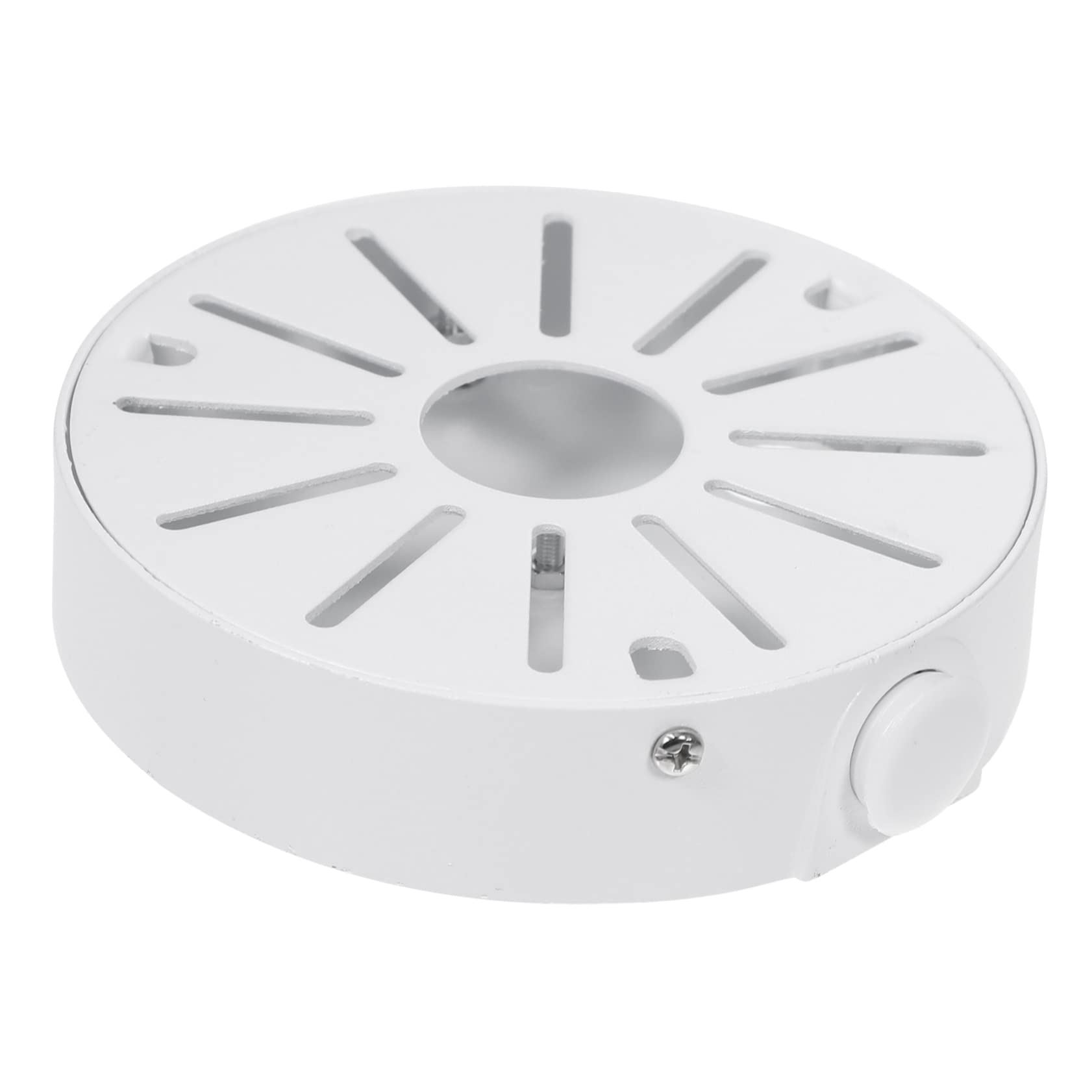 KONTONTY Camera Junction Box for Cctv Dome Cameras Waterproof Security Mount with Cable Connector for Outdoor Use Electric Wire Hiding Solution for Enhanced