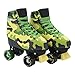 Stemax Quad Roller Skates for Boys, Girls and Women – Camo Skates – Size 2.5 Youth to 7.5 Men – Outdoor/Indoor & Rink Skating – Adjustable Lace System