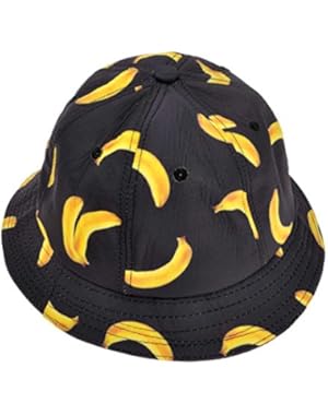 Unisex Lovely Cute Funky Passion Fruit Print Fisherman Bucket Hat Outdoor Cap