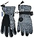N'Ice Caps Kids Thinsulate Waterproof Geo Lines Print Winter Ski Gloves