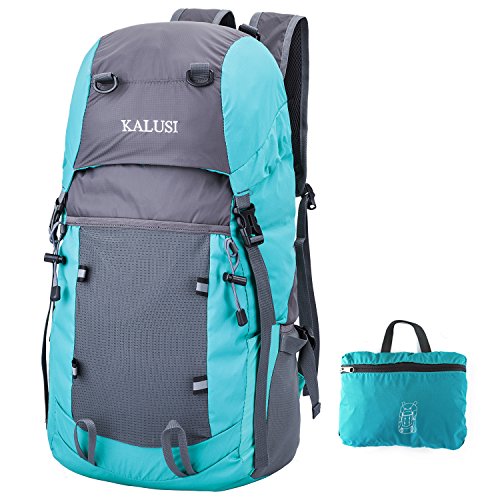 Kalusi Large 35l Lightweight Waterproof Hiking Daypack ,Foldable Outdoor Backpack