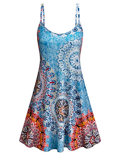 Tanst Sky Spaghetti Strap Dress, Ladies 