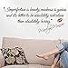 HP95 Imperfection is Beauty-Marilyn Monroe Quotes Art Decor Lettering Wall Art Sticker