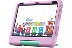 �鶹�� Fire HD 10 Kids tablet (newest model), ages 3-7, Parental controls, ad-free content, bright 10.1" screen, 32 GB, Pink