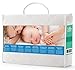 Hello Baby Waterproof Crib Mattress Cover - Ultra Soft White Bamboo Terry Fitted Sheet Style Protector