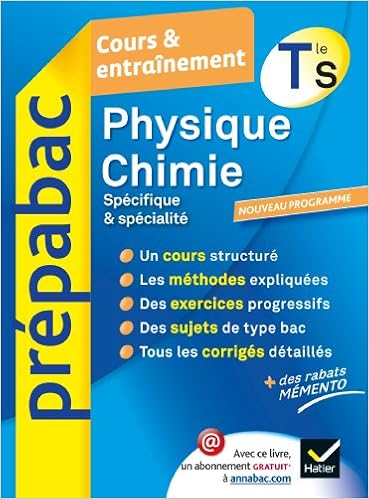 Physique Chimie Tle S Specifique Specialite Prepabac Cours Entrainement Cours Methodes Et Exercices Terminale S Amazon Fr Carrasco Joel Cormerais Gaelle Livres