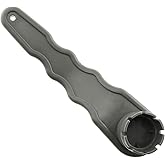 E-outstanding Air Valve Wrench 8-Groove Spanner Repair Tool for Inflatable Boat Kayak Dinghy Paddleboard Canoe Rafts Valve 8 Hole Valve and 8 Hole Screw Valve Wrench, Grey