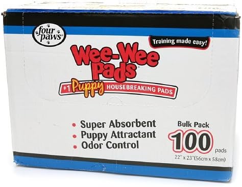 Wee-Wee Pads Four Paws 100 Bulk pack 100 ea (pack of 2)
