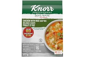 Knorr Professional Soup du Jour Chicken with Rice Soup Mix, No Artificial Colours or Flavours, 377 g