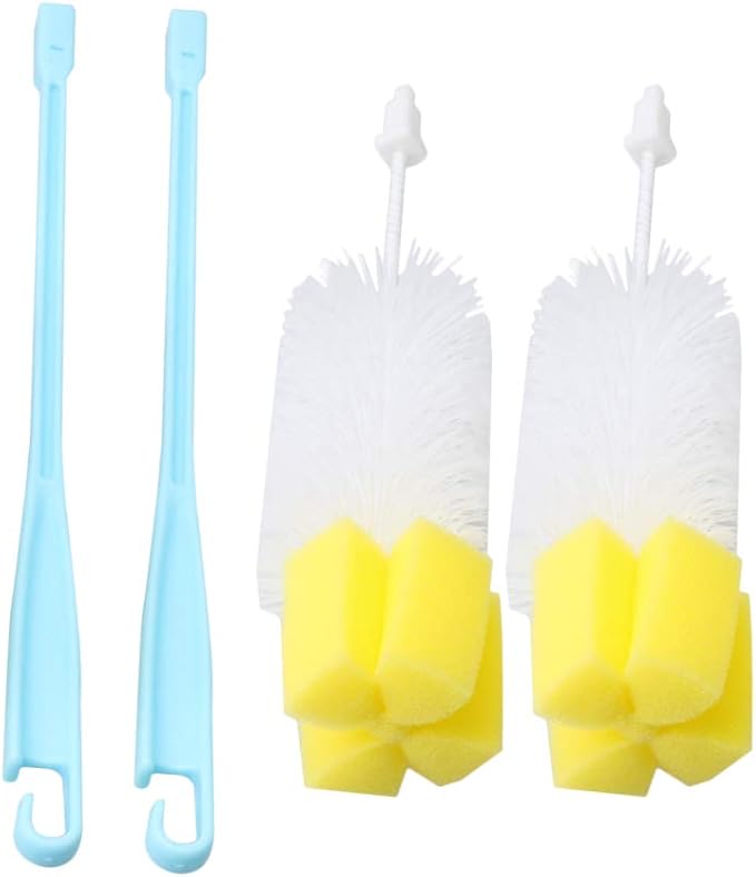 Portable Urinal Bedpan Cleaning Brush Extra Long Handle