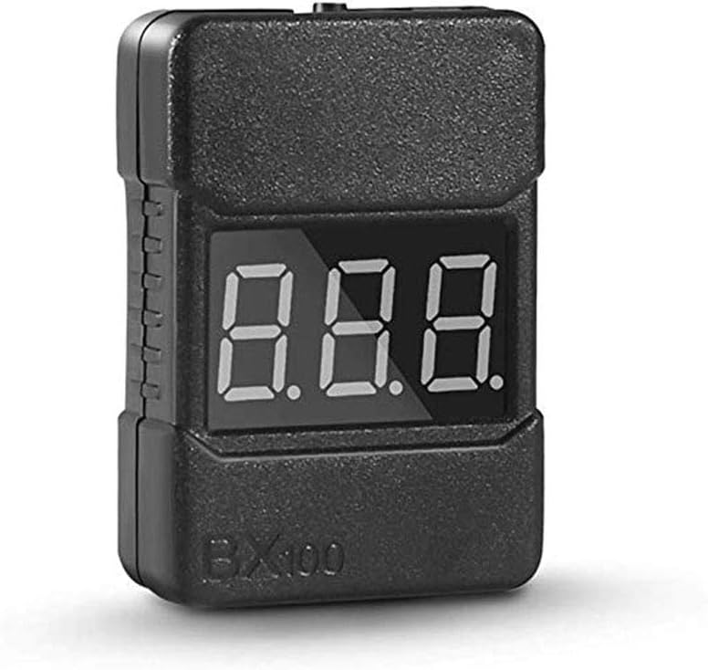 APMIX BX100 Lipo Battery Tester,RC 1-8S Low Voltage Buzzer Alarm with ABS Shell, Super Sound Warning Checker with LED Indicator