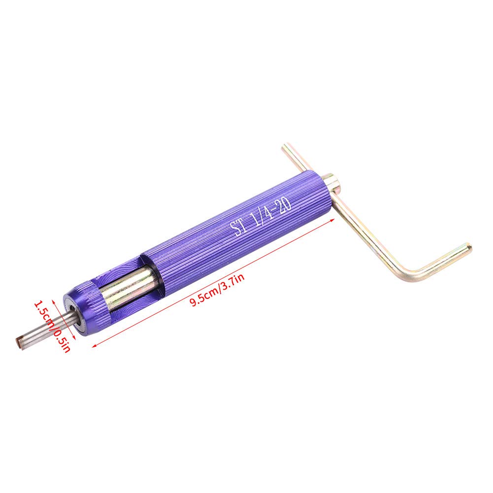 Thread Repair Insert, 50Pcs Stainless Steel Thread Insert Set Installment Tool Kit 1/4-20UNC1.5D Hex Socket Coiled Wire Insert: Industrial & Scientific