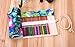 Kaariss Canvas Pencil Wrap, Travel Drawing Coloring Pencil Roll Organizer for Artist, Pencils Pouch Case Hold for 72 Colored Pencils (Pencils are NOT Included) Painting 72