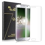 DigiBona Galaxy S7 Edge Screen Protector, [Full Edge Coverage] 3D Tempered Glass Screen Cover for Samsung Galaxy S7 Edge-Transparent