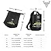 Forbidden Road 5L 10L 15L Waterproof Dry Bag (8 Colors) Dry Sack Roll Top Dry Compression Sack Keeps Gear Dry for Kayaking Boating Camping Canoeing Fishing Skiing Snowboarding (Black, 2L)