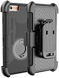 iPhone 6 Plus Case, E LV iPhone 6S Plus / 6 Plus Holster Defender Case,- Shock-Absorption / High Impact Resistant Armor Holster Defender Full Body Protective Case Cover with Kickstand and Belt Swivel Clip for iPhone 6S PLUS / 6 PLUS with 1 E LV Stylu