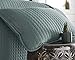 Southshore Fine Living, Inc. Quilts, Queen Size/Full Quilt Bedding Set, Stain & Pet Hair Resistant Bedding, Coverlet Full/Queen Size Bedspread, Soft Microfiber with 2 Pillow Shams, Steel Blue