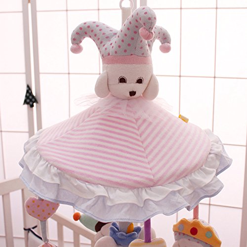 SHILOH Baby Crib Decoration Newborn Gift 60 tunes Pllush Musical Mobile (Poodle Triangle) - Thumbnail 5
