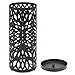 Best Choice Products Modern Spherical Metal Entryway Umbrella Storage Stand w/ 2 Hooks, Drain Tray, Floor Protection, Black