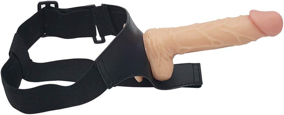 Lfcmf 8.26 inches Adjustable Plus Size Waist Super Soft Strápon for Coúples Sèx Real Safe Touch Wearable Toy with Realistic Simulate Strap Waist Massaged Body Tool (Color : Beige)