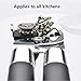 XINHUOKIT Can Opener-Commercial Can Opener-Professional Portable Can Opener-Stainless Steel Can Opener-Easy to Rotate Knob&Ergonomic Anti-skid Handle (black) (black1)