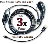 Maxx-16 Electric Vehicle Charger (220V-240V) with nema 6-20 plug - 28 ft long - Level 2 - 16 amp Electric Car Charger - J1772 - EVSE