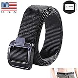 Web Belt JTENG® Military Belt Non-metallic Buckle High Quality Nylon Tactical Duty Belt Tactical TDU Belt Men's Airport Friendly Belt for Waist 28-48 Inch 1.5-inch