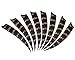 I-Sport 36pcs 4inch Wildfires Turkey Feather Fletching Archery Hunting Arrows Right Wing Feathers …