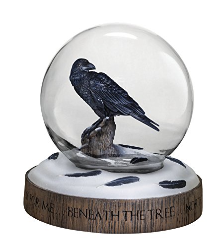 Dark Horse Deluxe Game of Thrones The Three-Eyed Raven Snow Globe