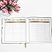 ActivDuo Hardback Black & Gold Happy Birthday Guest Book | Keepsake Gift, Well Wishes, Messages, Comments and Memories | Includes A Gift Log | to Use As You Wish