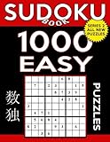 Sudoku Book 1,000 Easy Puzzles: Sudoku Puzzle Book With Only One Level of Difficulty (Sudoku Book Series 2) (Volume 30) by Sudoku Book