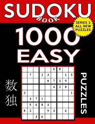 Sudoku Book 1,000 Easy Puzzles: Sudoku Puzzle Book With Only One Level of Difficulty (Sudoku Book Series 2) (Volume 30) by Sudoku Book