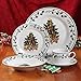 Gibson Home Tree Trimming 20 Piece Dinnerware Set - Christmas Theme