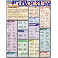 Latin Vocabulary (Quickstudy Reference Guides - Academic) book cover