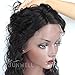 Sunwell Full Lace Human Hair Wigs with Baby Hair Pre Plucked Virgin Brazilian Human Hair Wigs for Black Women Natural Wave (130% Density, 16