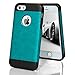 iPhone 5 case, iPhone 5S case, Desiro Durable TPU Slim Fit Protective Case Cover for Apple iPhone 5/5S (Teal)